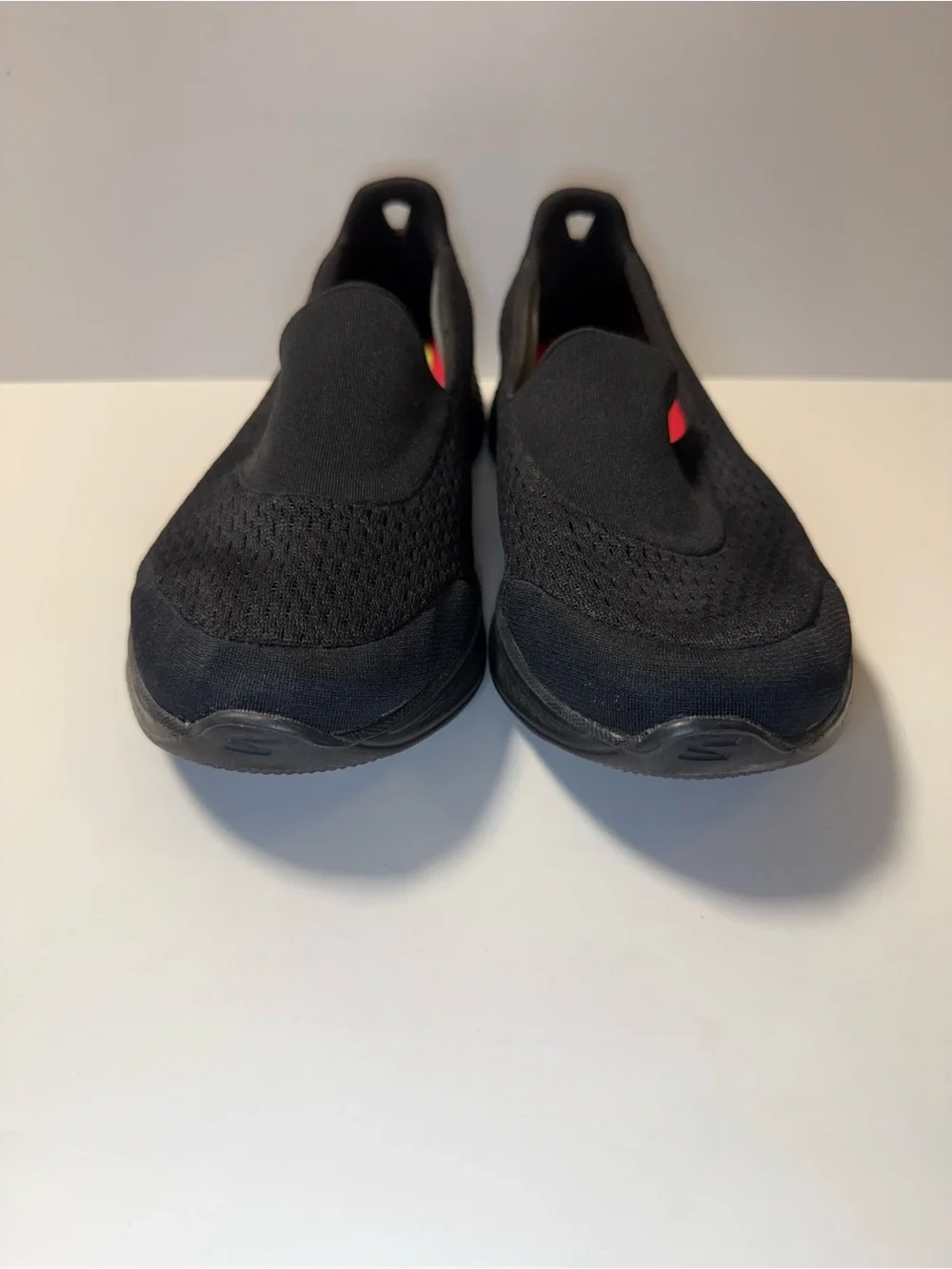 Skechers Women’s Black Slip-On Knit Sneakers